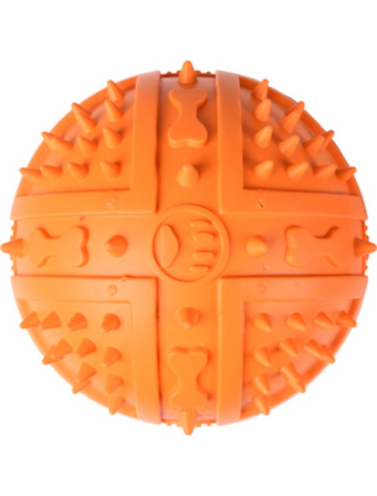 Rubber stekelbal ass 9cm