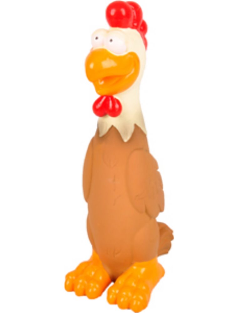 Latex kip staand 20cm