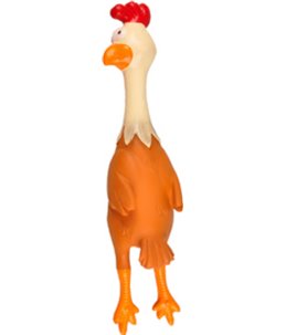 Latex gevulde kip 42cm