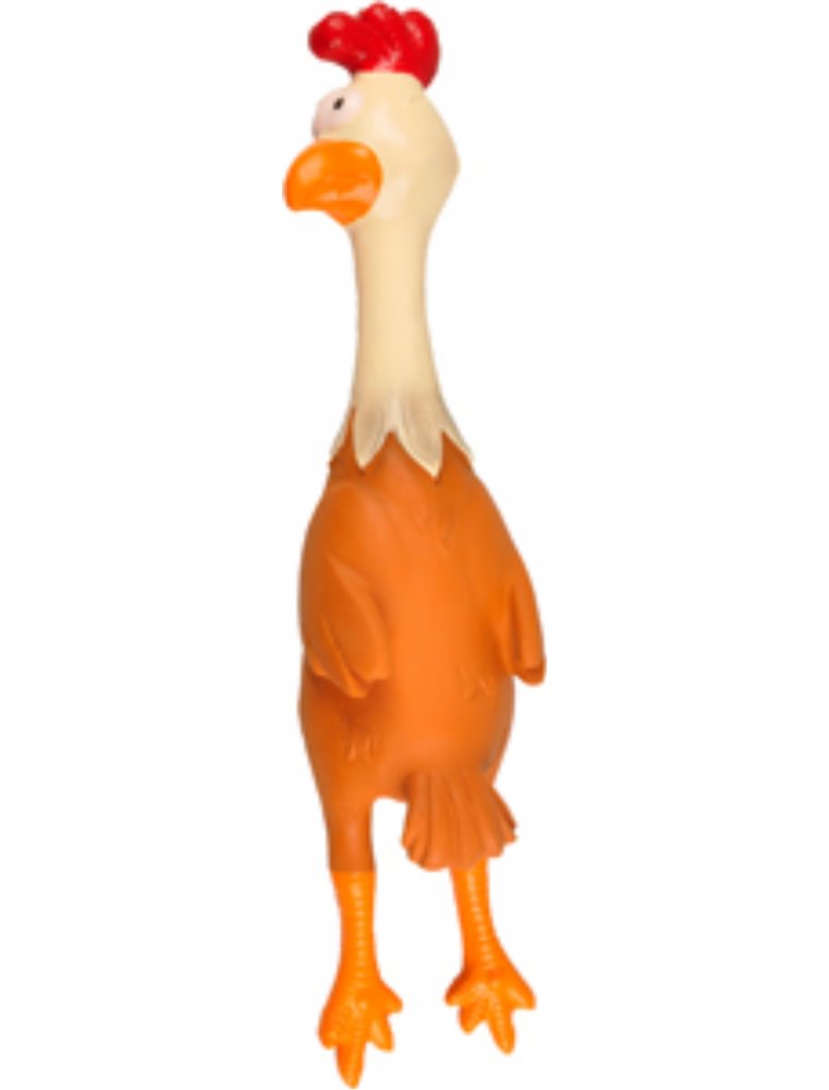 Latex gevulde kip 42cm