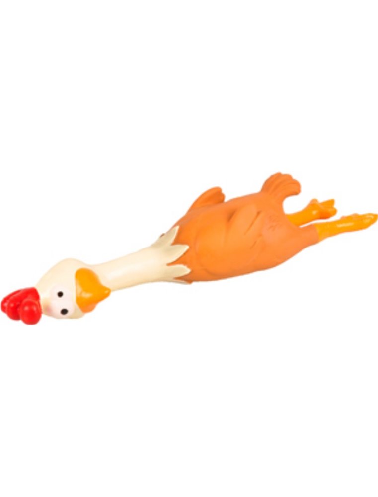 Latex gevulde kip 42cm