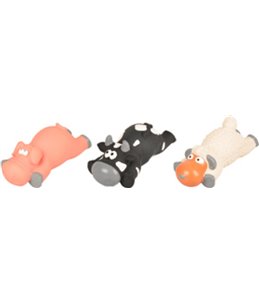 Latex schaap varken koe ass 20cm