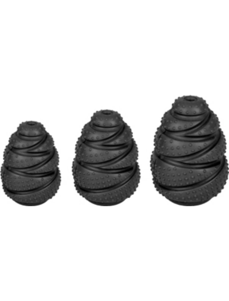 Hs rubber champ roller zwart 8,5cm