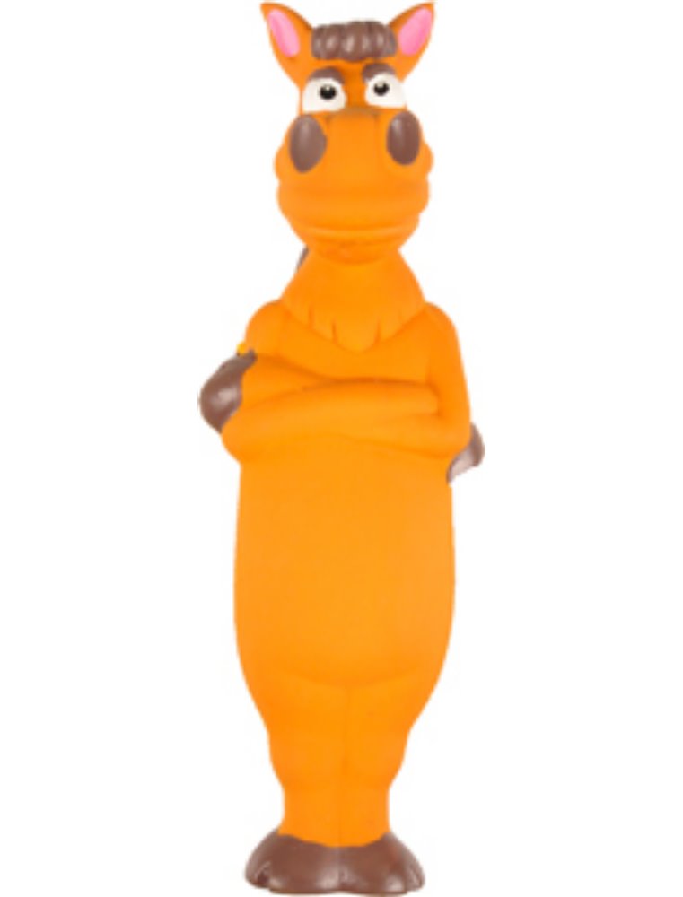 Hs latex squeaky paard 15cm