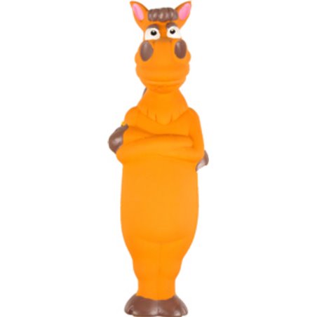 Hs latex squeaky paard 15cm 