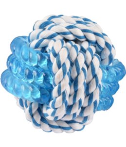 Hs denta toy touw+tpr ring 6cm