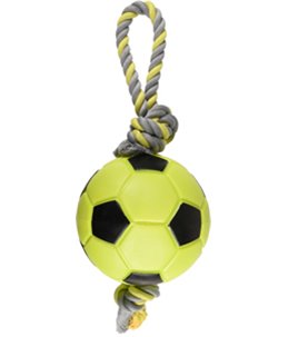 Hs tpr sporty voetbal+touw groen 17cm