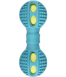 Hs rubber drury dumbel tennis blauw 16cm