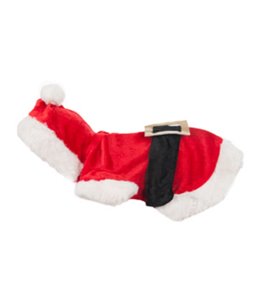 Hondentrui kerstman kostuum 20cm