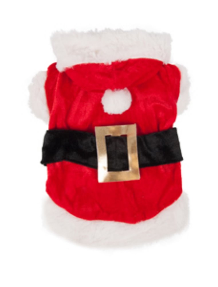 Hondentrui kerstman kostuum 25cm