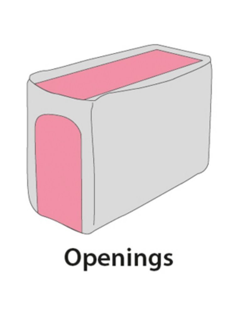 Draagtas adile 40x22x28cm