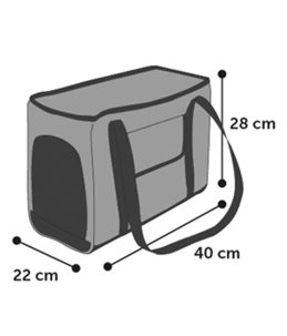 Draagtas adile 40x22x28cm