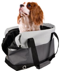 Draagtas danae grijs 40x22x28cm