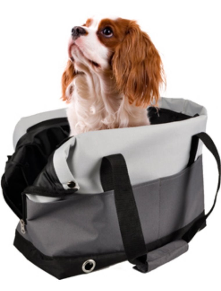 Draagtas danae grijs 40x22x28cm