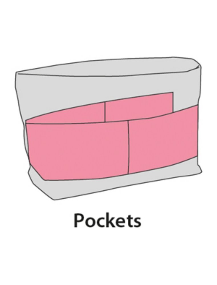 Draagtas danae grijs 40x22x28cm