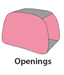 Draagtas doris 48x29x31cm