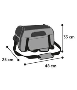 Draagtas gisel 48x25x33cm