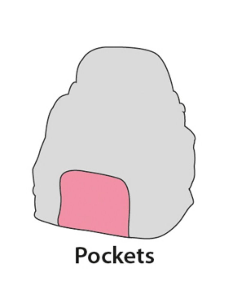 Buikdrager sybil 29x23x38cm