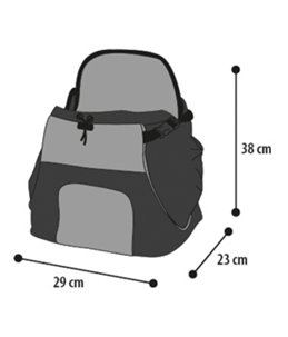 Buikdrager sybil 29x23x38cm