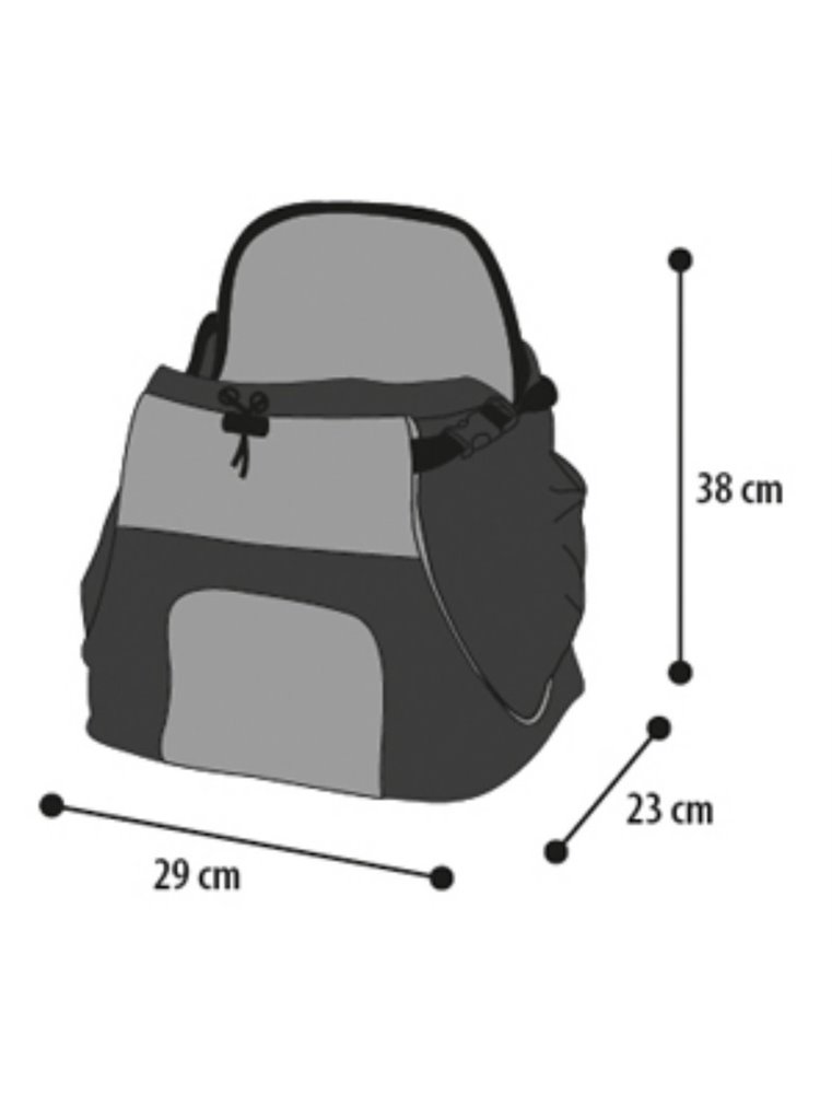 Buikdrager sybil 29x23x38cm