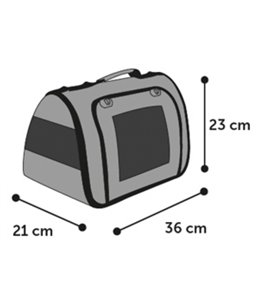 Draagtas audrey 36x21x23cm