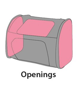 Rugzak elodie 41x23x29cm