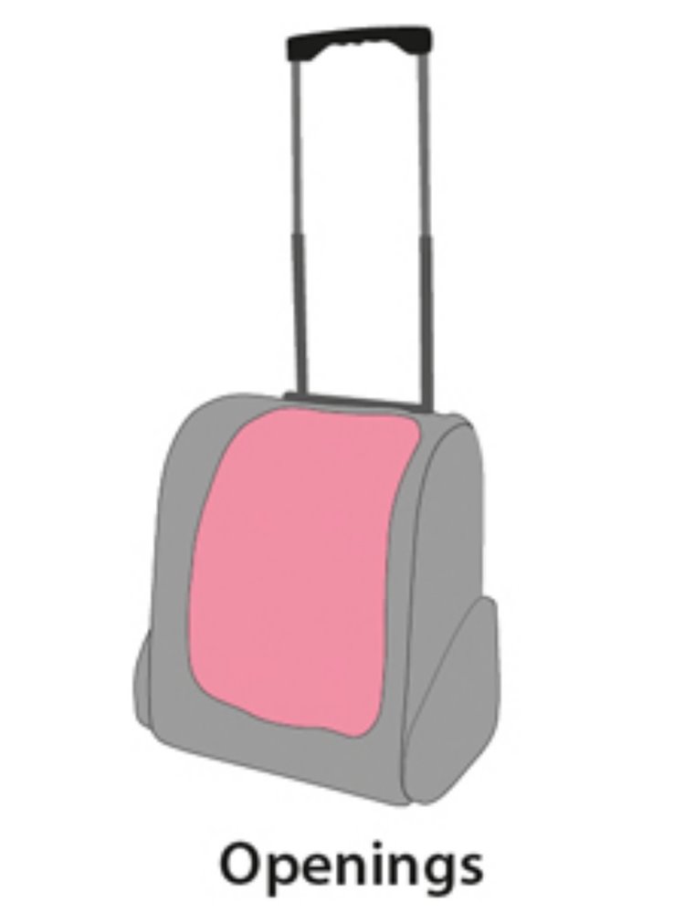 Trolley tirza 38x26x46cm