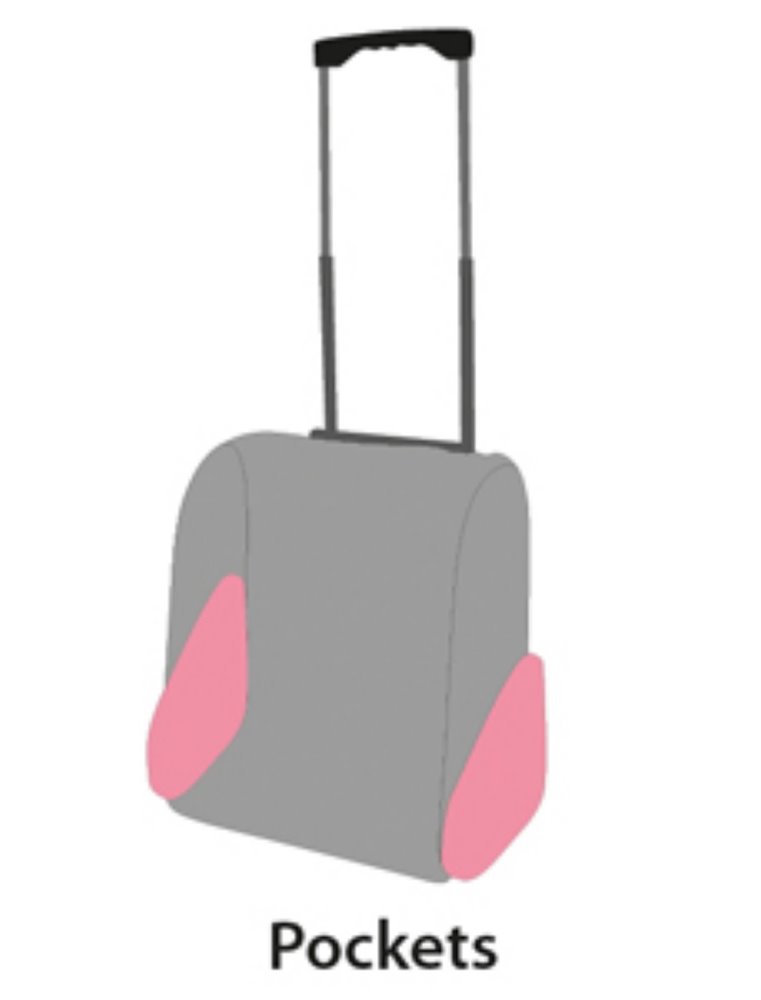 Trolley tirza 38x26x46cm
