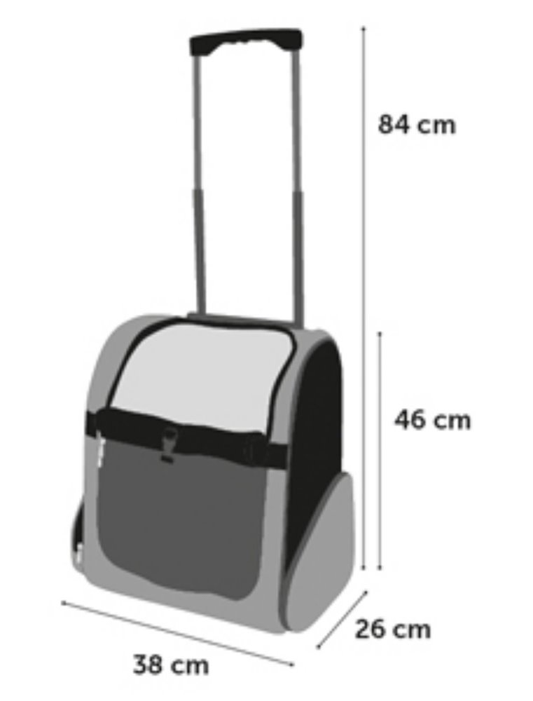 Trolley tirza 38x26x46cm