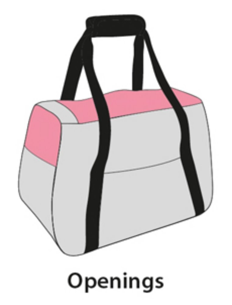 Draagtas leona 44x24x29cm