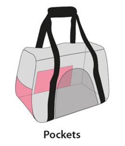 Draagtas leona 44x24x29cm