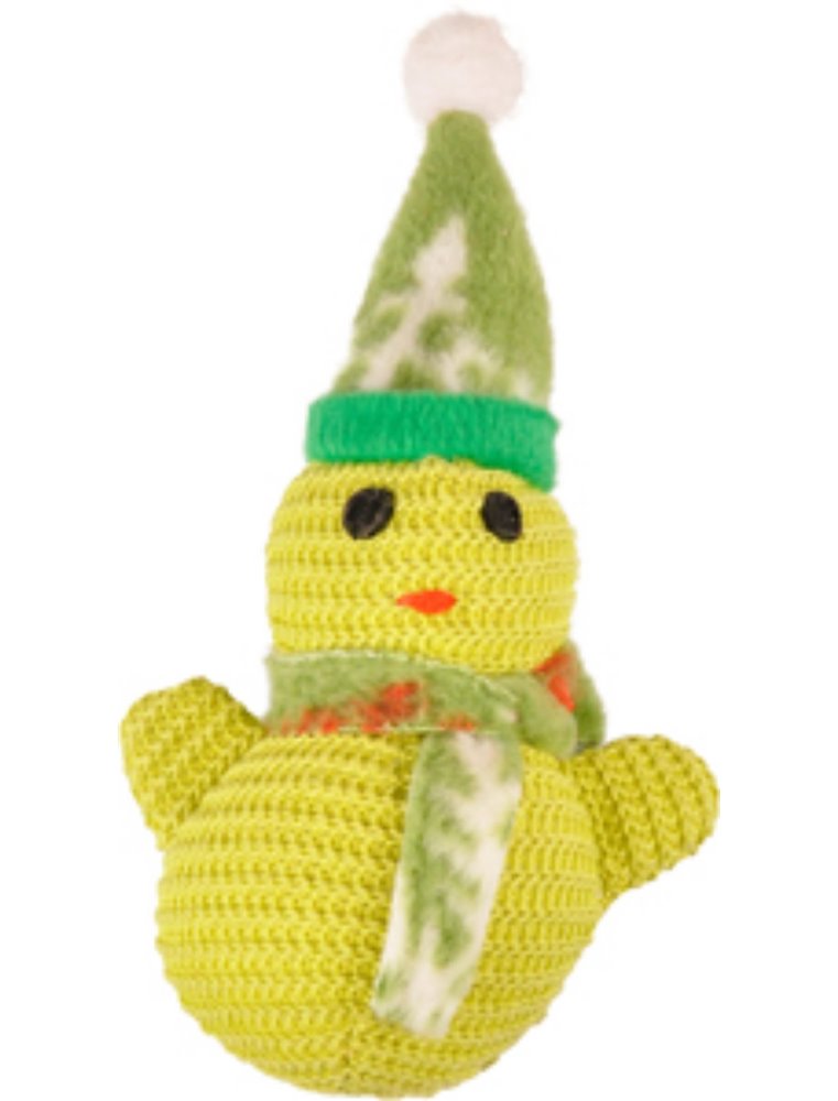 Kerst hs sneeuwpop 17cm disp