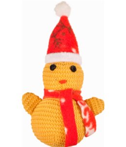 Kerst hs sneeuwpop 17cm disp