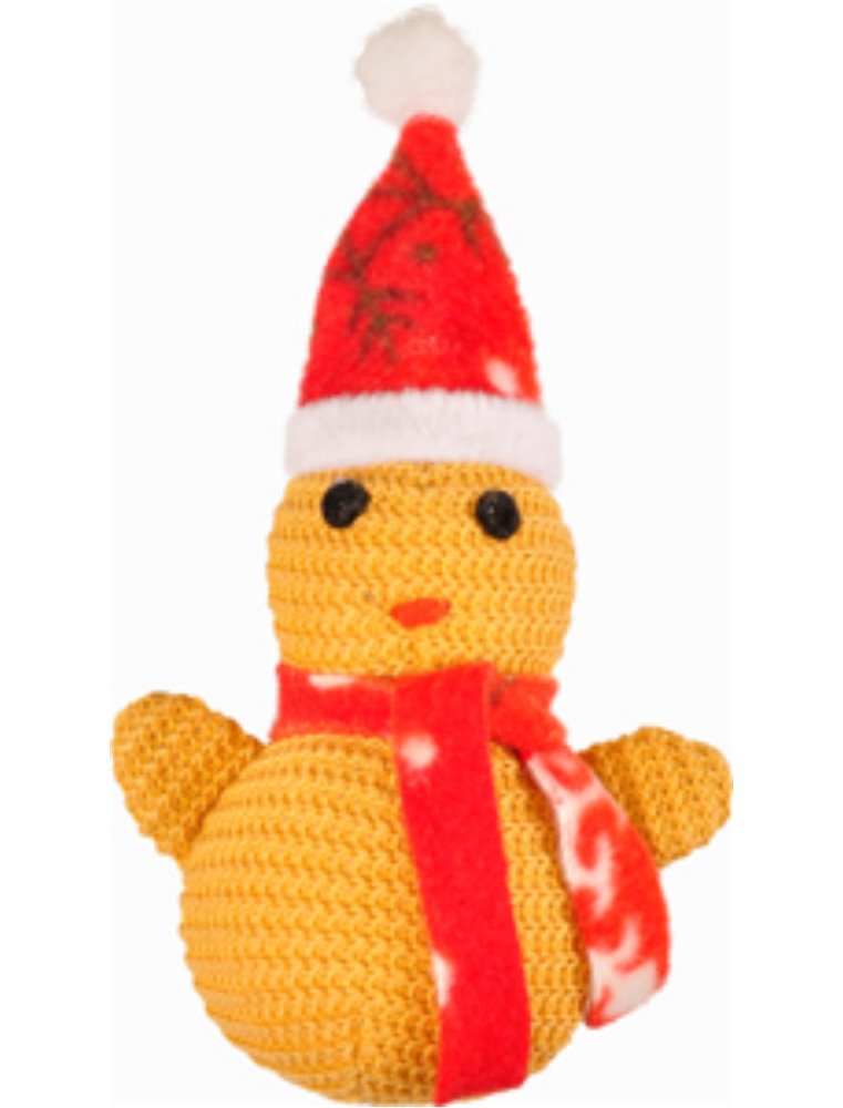 Kerst hs sneeuwpop 17cm disp