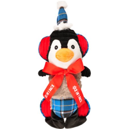 Kerst hs pinguin+been 2in1 38cm 
