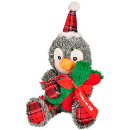 Kerst hs pinguin+been 2 in1 43cm 
