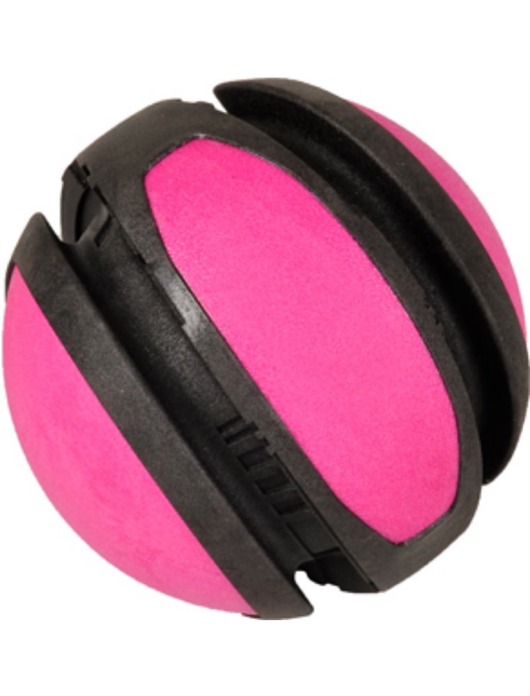 Hs foam livia ball geur framboos roos/zwart 14cm