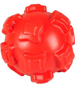 Hs bal brutus rood tpr 15cm met squeaker