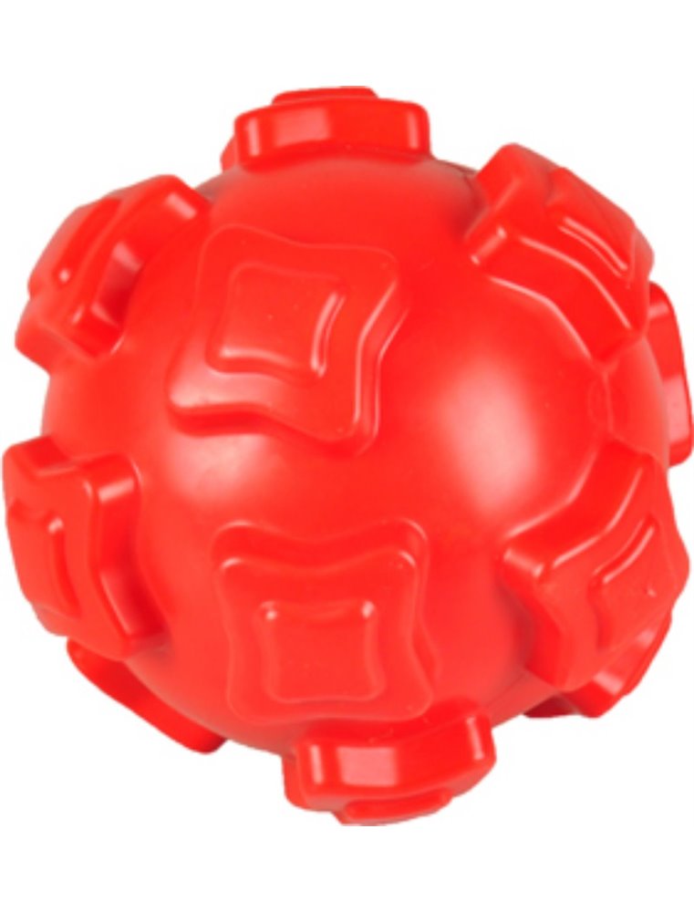Hs bal brutus rood tpr 15cm met squeaker