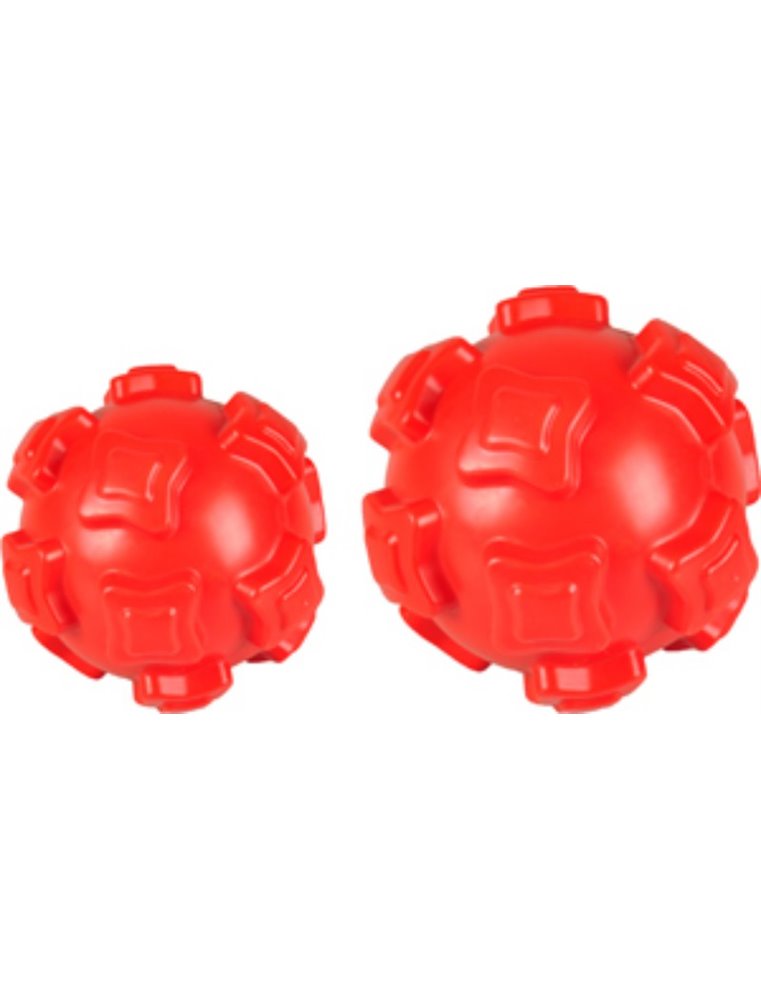 Hs bal brutus rood tpr 15cm met squeaker
