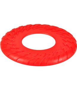 Hs disc brutus rood tpr 25cm met squeaker