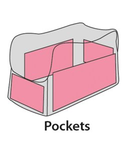 Draagtas tilda 50x28x32cm