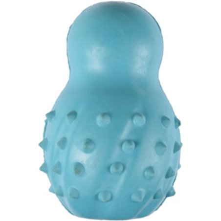 Hs rubber scrum wobbler blauw 8cm 
