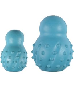 Hs rubber scrum wobbler blauw 8cm