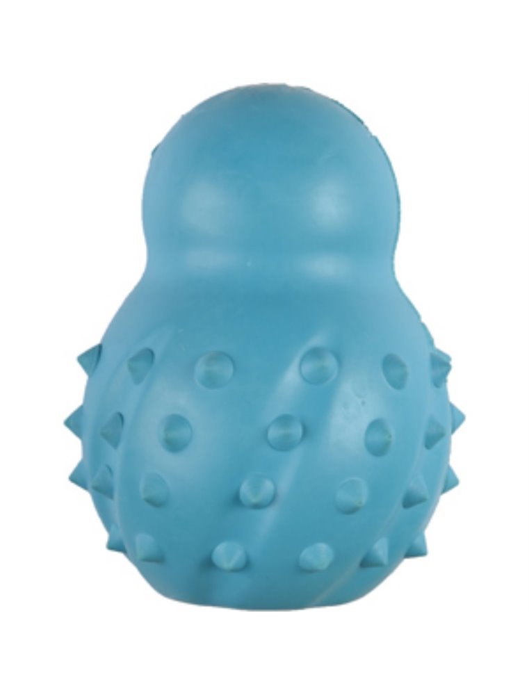 Hs rubber scrum wobbler blauw 10cm