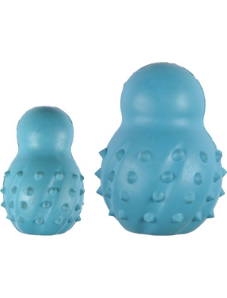 Hs rubber scrum wobbler blauw 10cm