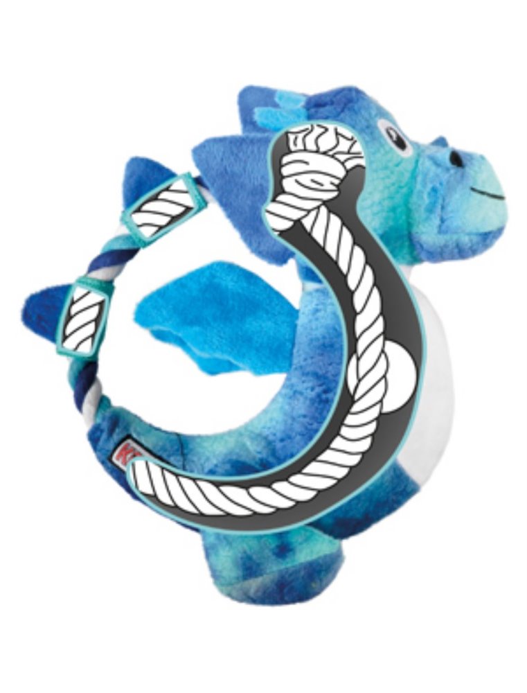 Kong dragon knots medium/large ass. kleuren