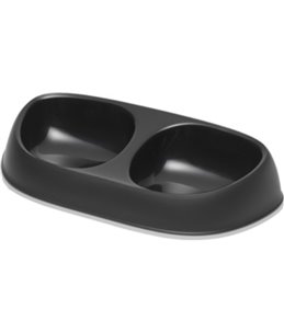 Eetpot exqi zwart 2 x 200ml 