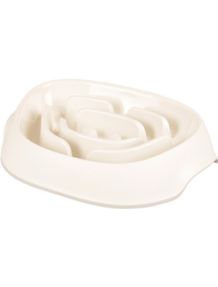 Eetpot exqi slowfeeder wit 950ml