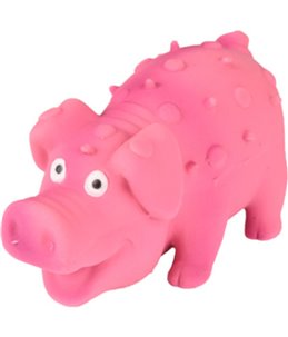 Latex varken stip roos 10cm